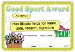 Good Sport Certificate