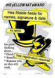 6 Hat Yellow Hat Certificate