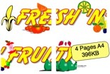 Fresh Fruit Banner